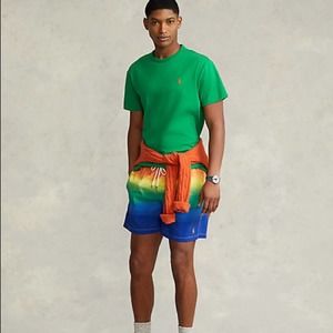 Ralph Lauren Polo Classic Fit Heavyweight Jersey T-Shirt in Green